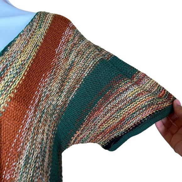 ‎Vintage Skiva knit shirt sleeve Top Size Large - Picture 4 of 8